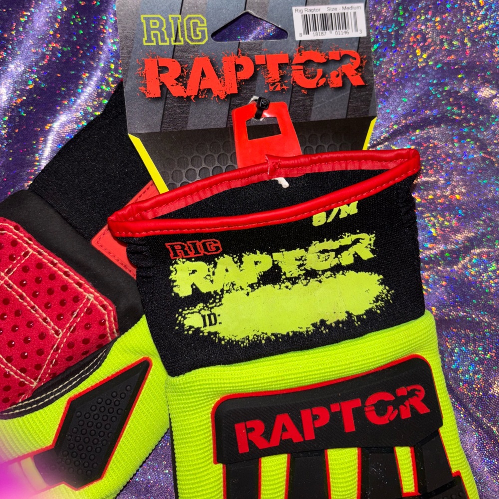 Rig Raptor Neon Work Gloves - Picture 3 of 11